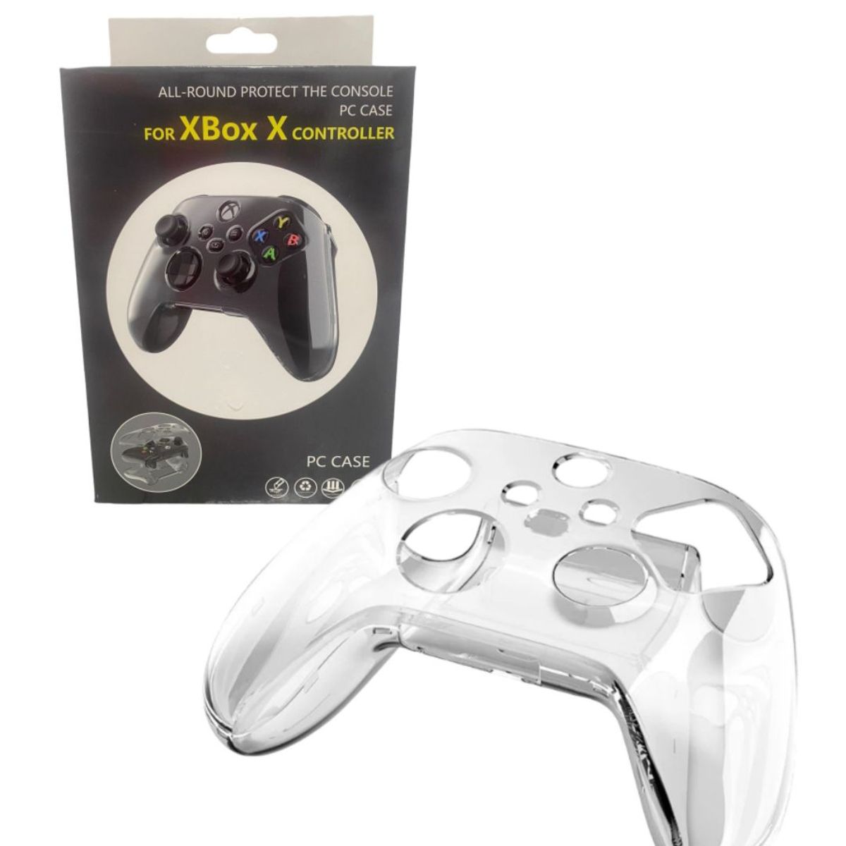 GENERICO - Protector Funda Acrílico Transparente Compatible Control Xbox Series X