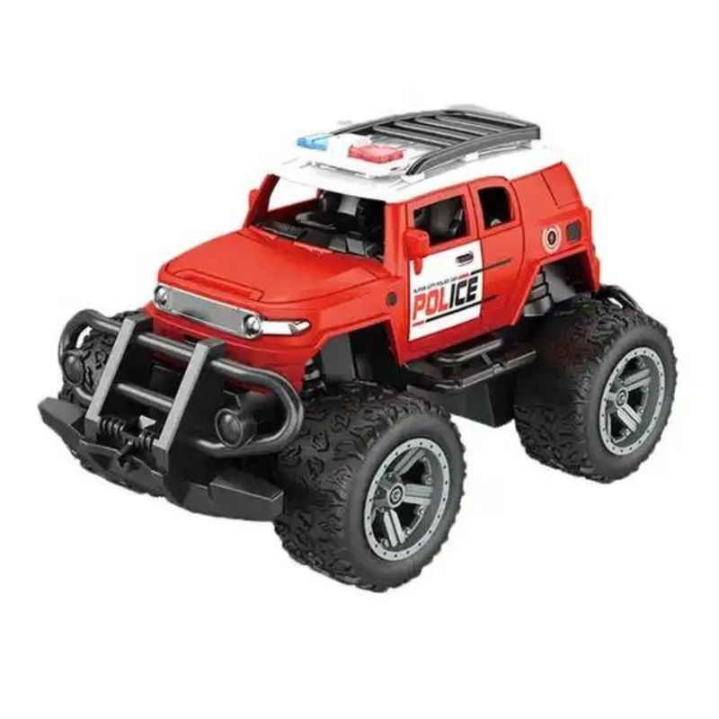 GENERICO - JEEP DE POLICIA A CONTROL REMOTO PEQUEÑO.…