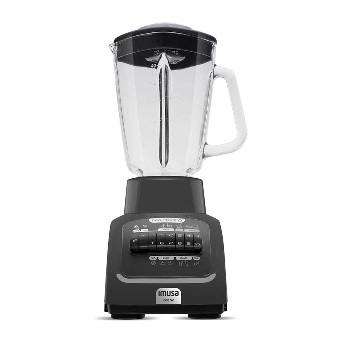 IMUSA - Licuadora Imusa Infiny Force 10 Velocidades 600 W.
