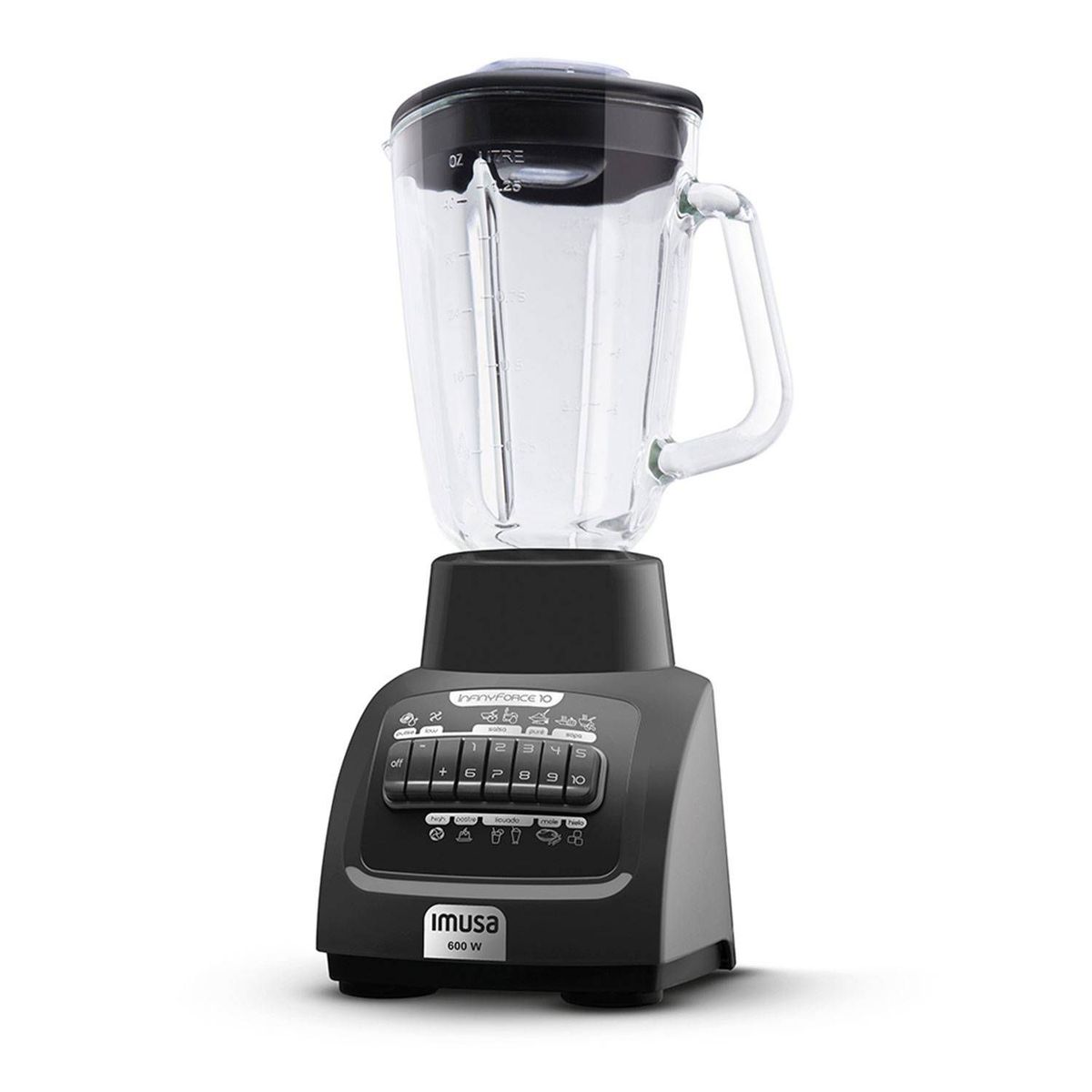 IMUSA - Licuadora Imusa Infiny Force 10 Velocidades 600 W.