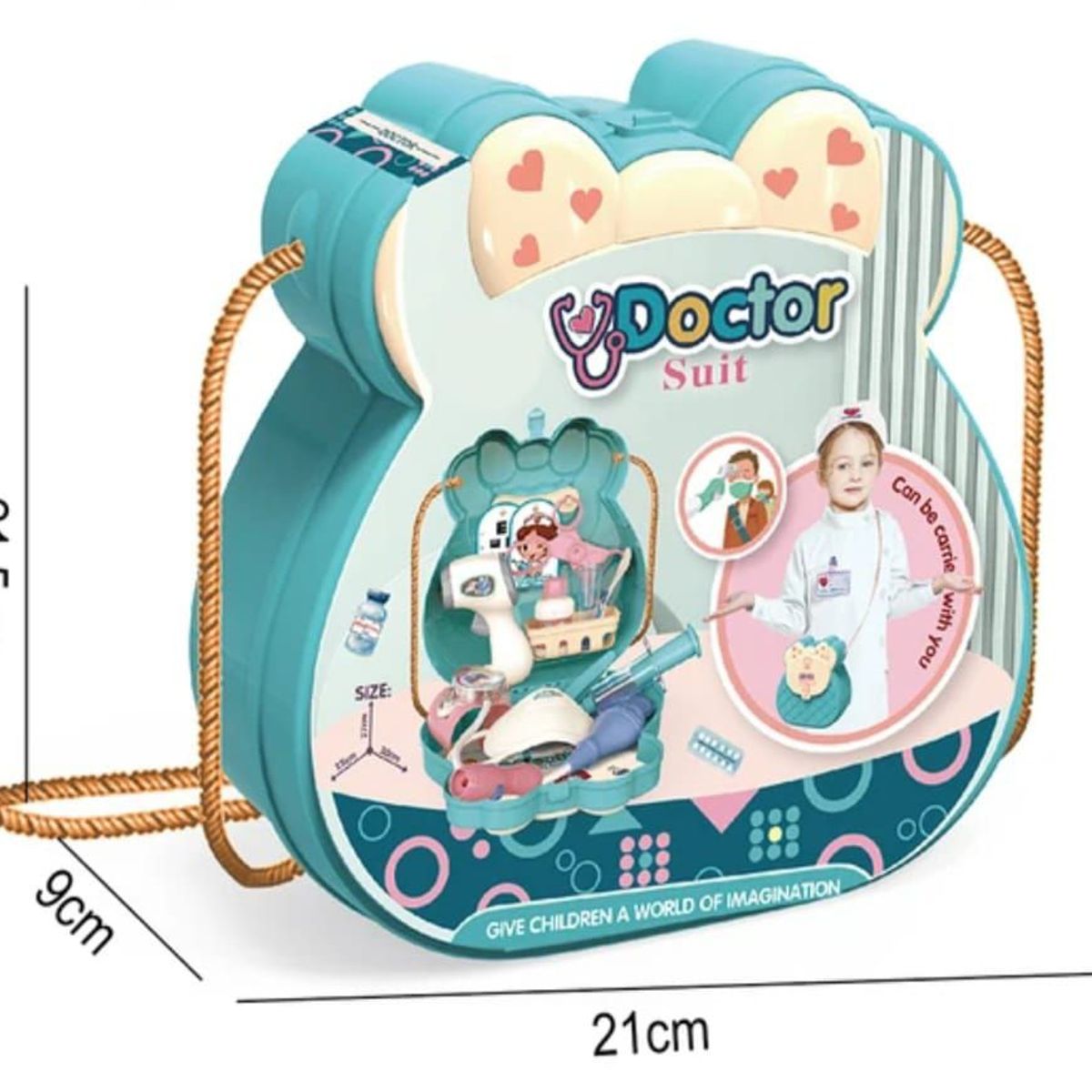 GENERICO - Juego De Maletín De Doctor Para Niños - Juego De Rol Doctor