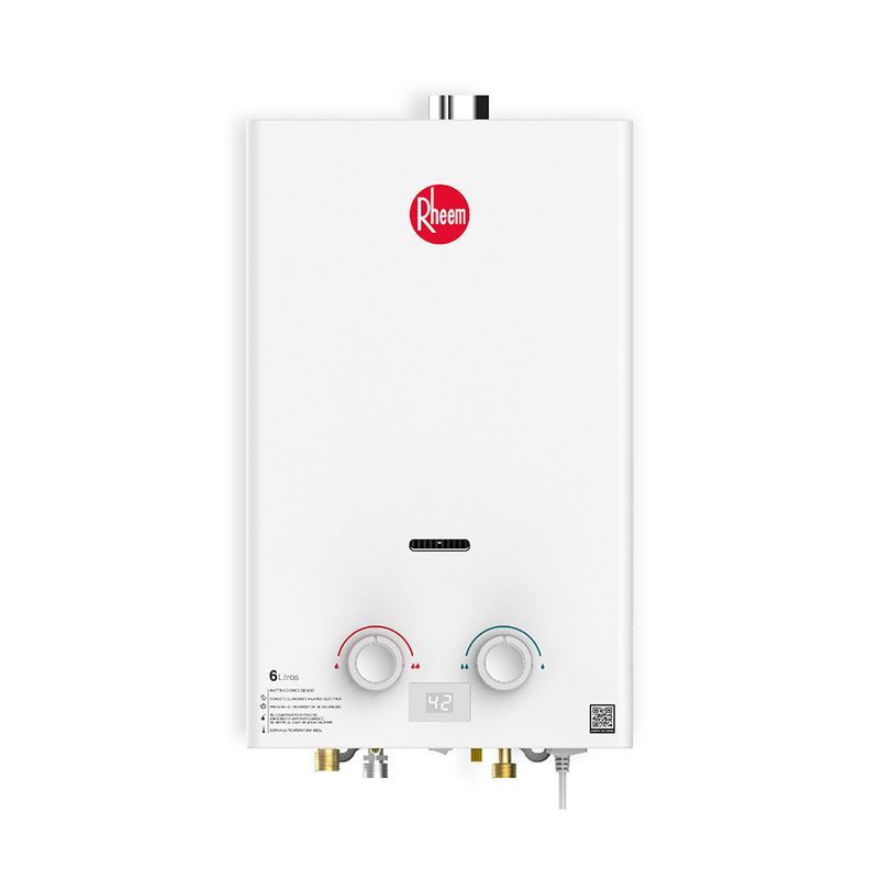 RHEEM - Calentador De Agua 6lt Gas Natural Tiro Forzado Rheem