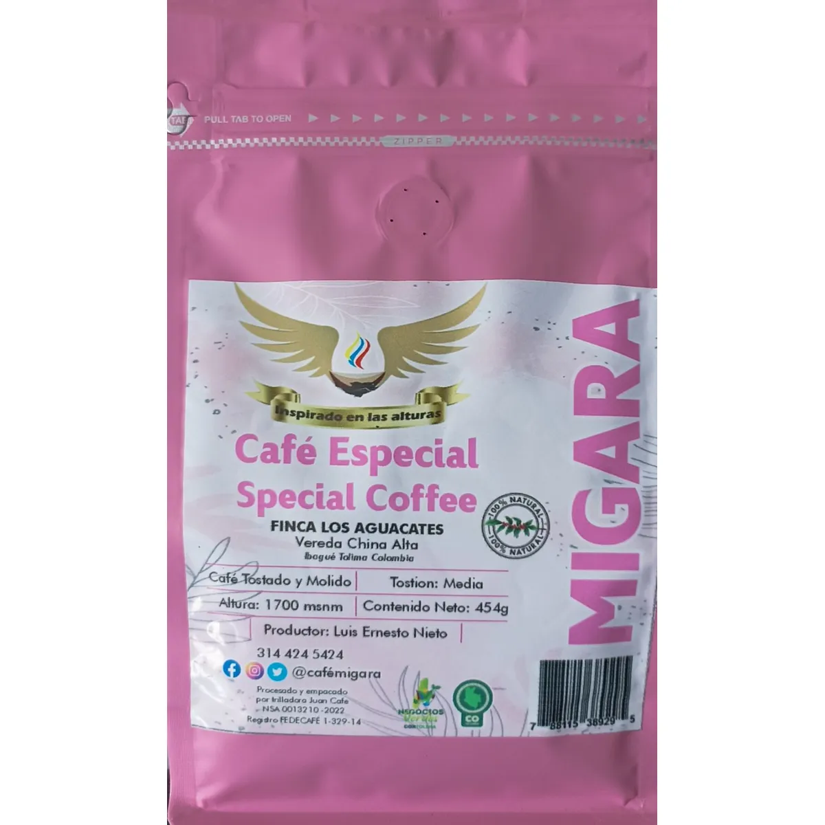 MIGARA - Café Especial Migara denominación origen Tolima