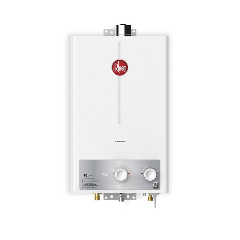 RHEEM - Calentador De Agua 10lt Gas Propano Tiro Forzado Rheem