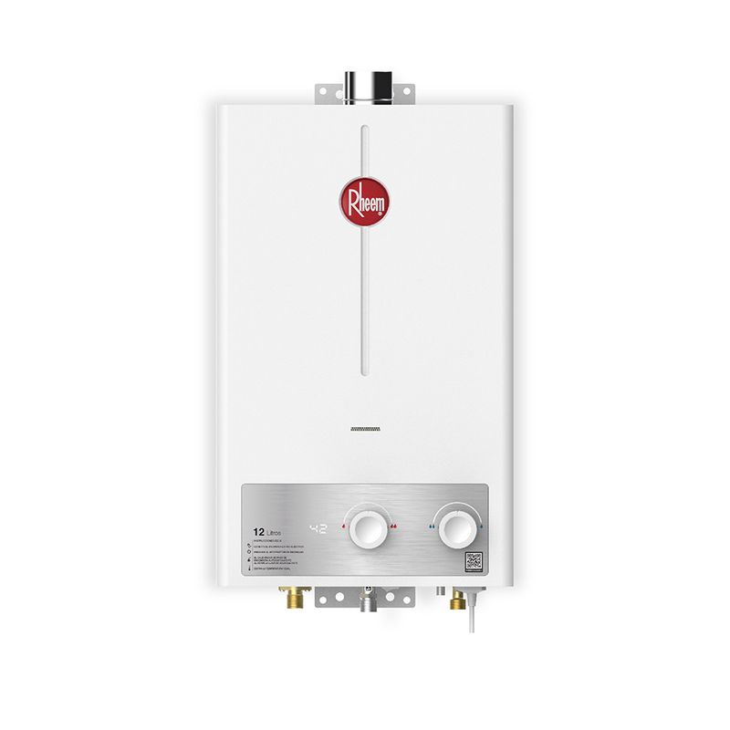 RHEEM - Calentador De Agua 12lt Gas Natural Tiro Forzado Rheem