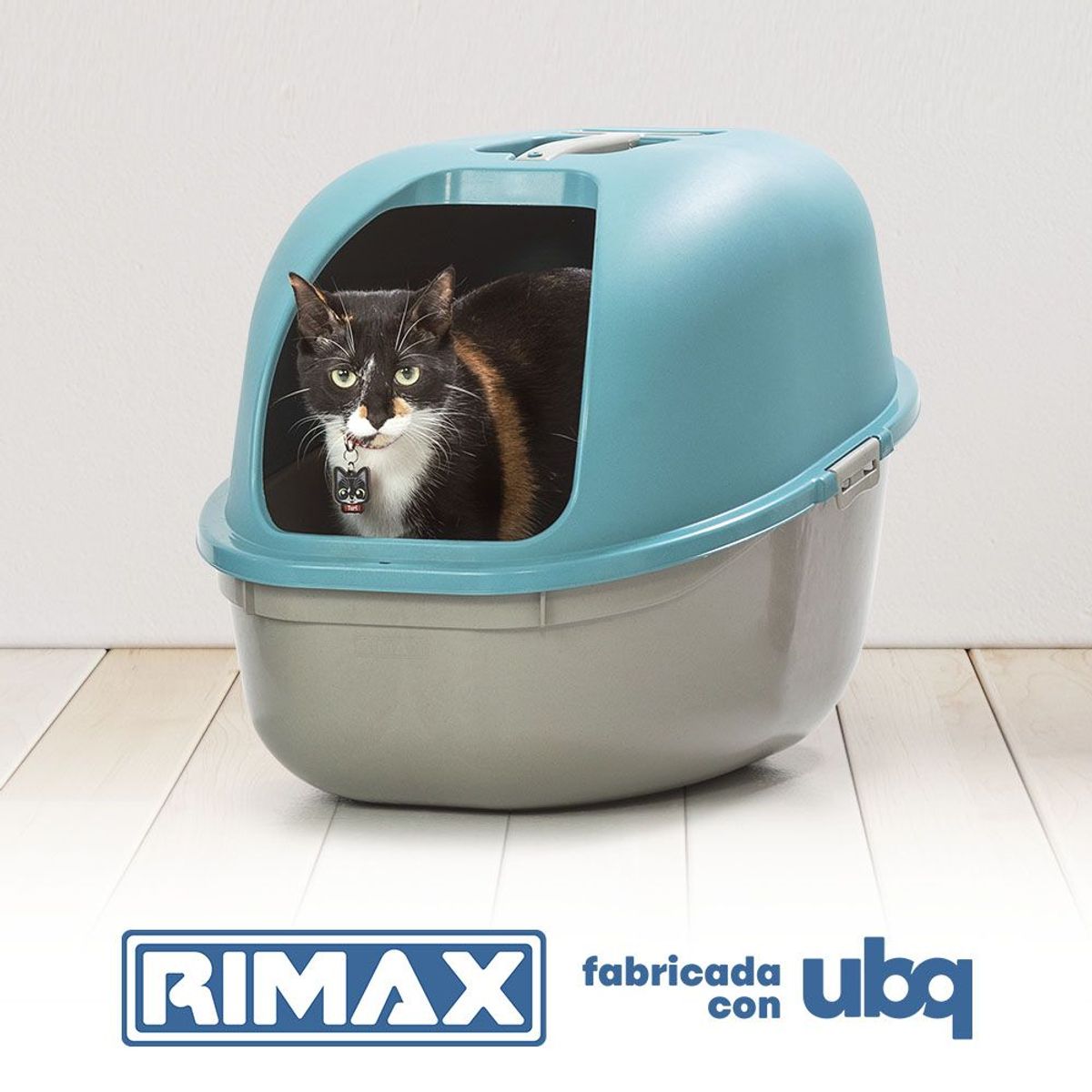 RIMAX - Arenero para Gato RIMAX - Color Azul - Gris