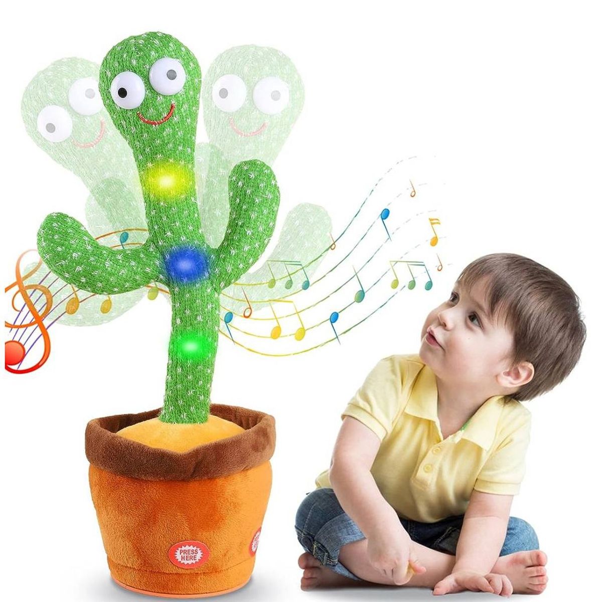 ONE PIXEL - Cactus Bailarín Electrónico Niños Canta y Baila