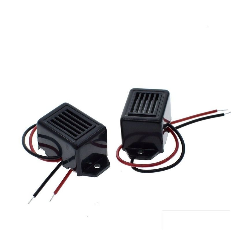 GENERICO - Buzzer Alarma 12V 85db 25mA Zumbador Piezoelectrico Constante