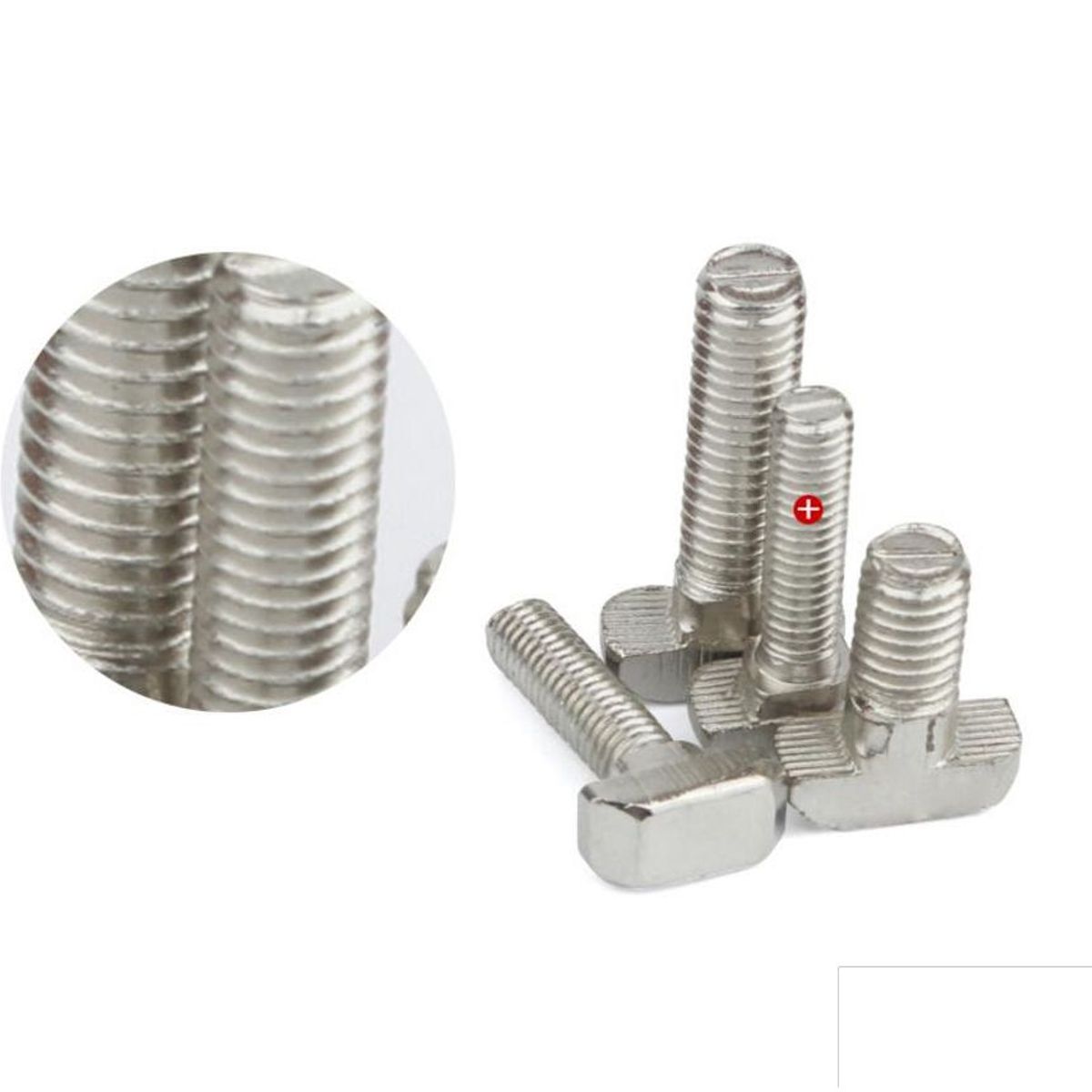 GENERICO - Tornillo Cabeza T Martillo M5 5mm Longitud 25mm Perfil 2020 Cnc