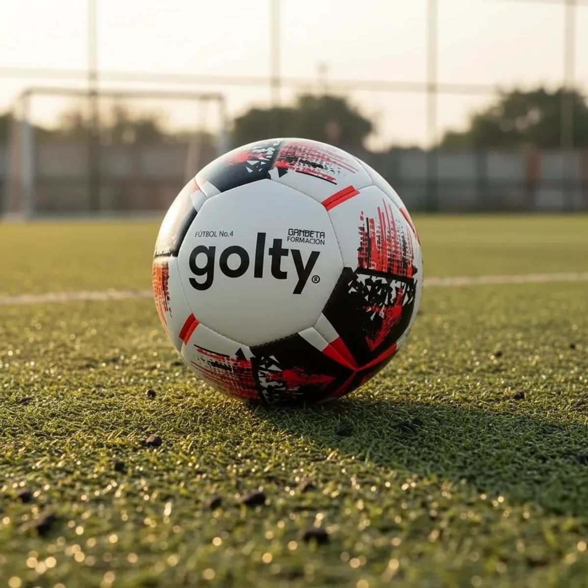 GOLTY - Balón Fútbol Golty Formación Gambeta III Cos A Maq Blanco 3