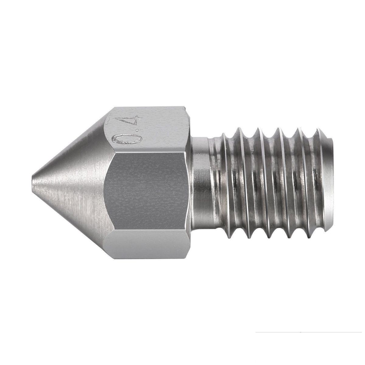 GENERICO - Boquilla Nozzle Mk7 Mk8 Hotend 0.4mm 1.75mm Acero Inoxidable