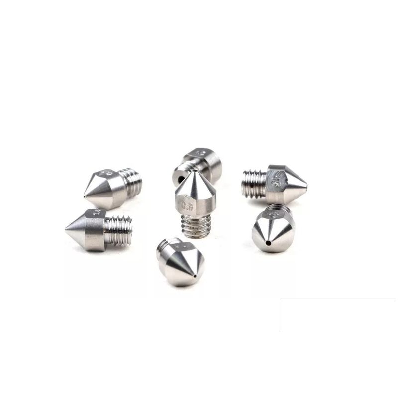 GENERICO - Boquilla Nozzle Extrusor Aleacion Titanio Mk8 0.4mm TC4 1.75mm M6