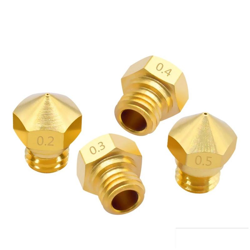 GENERICO - Boquilla Nozzle Extrusor Mk10 0.2mm 1.75mm M7 7mm