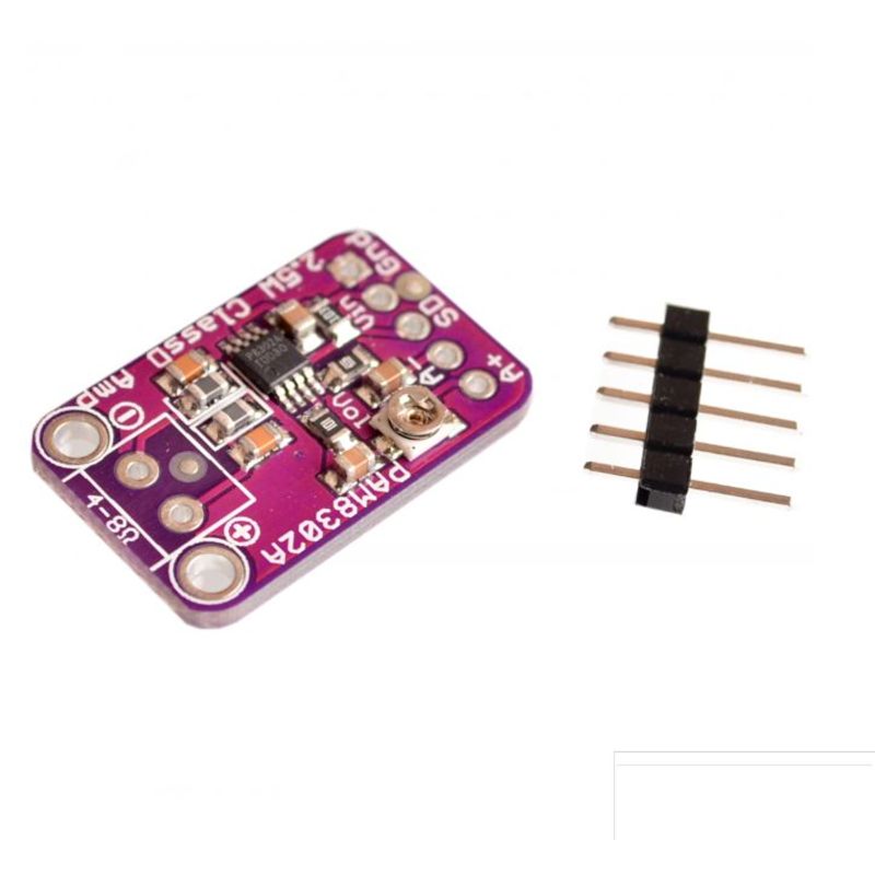 GENERICO - Amplificador Audio Mono Pam8302 2.5W Clase D 4-8Ohm 5.5V
