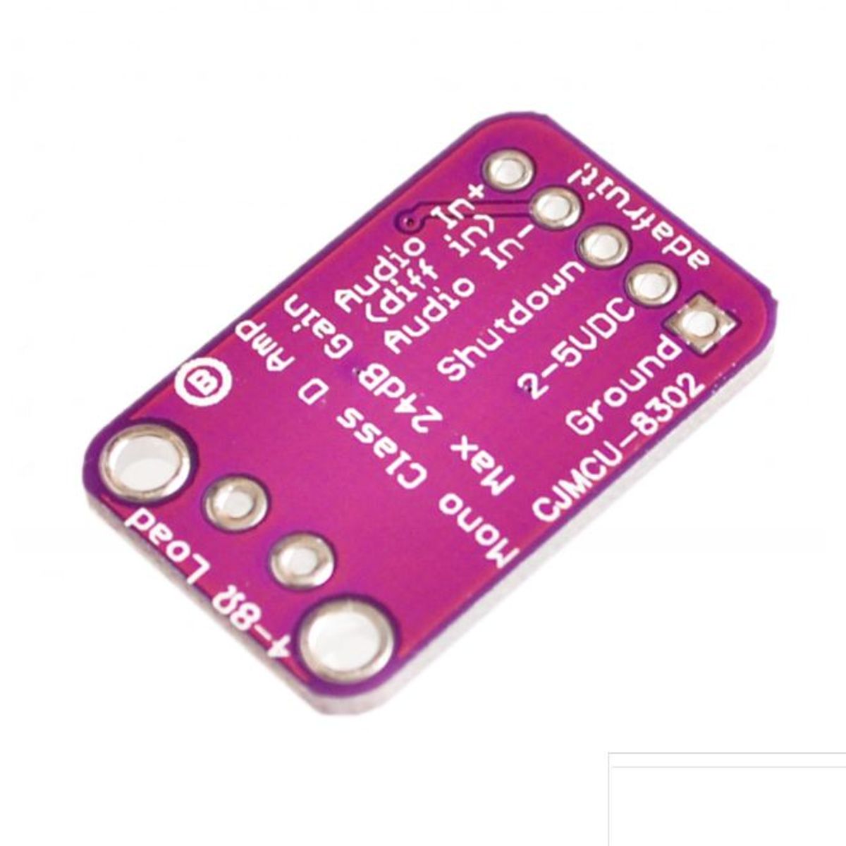 GENERICO - Amplificador Audio Mono Pam8302 2.5W Clase D 4-8Ohm 5.5V
