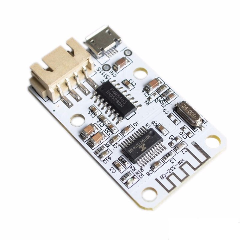 GENERICO - Amplificador Receptor Audio Estereo Bluetooth 2x3W 5V Micro Usb