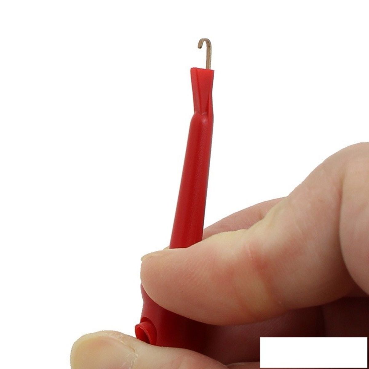 GENERICO - Pinzas Prueba Multimetro Osciloscopio Test Hooks Clips x 10 unidades