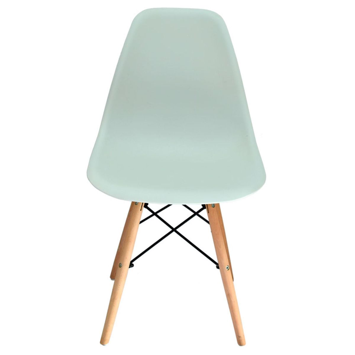 AKIVOY - Silla Eames Tradicional en Polipropileno Blanca-