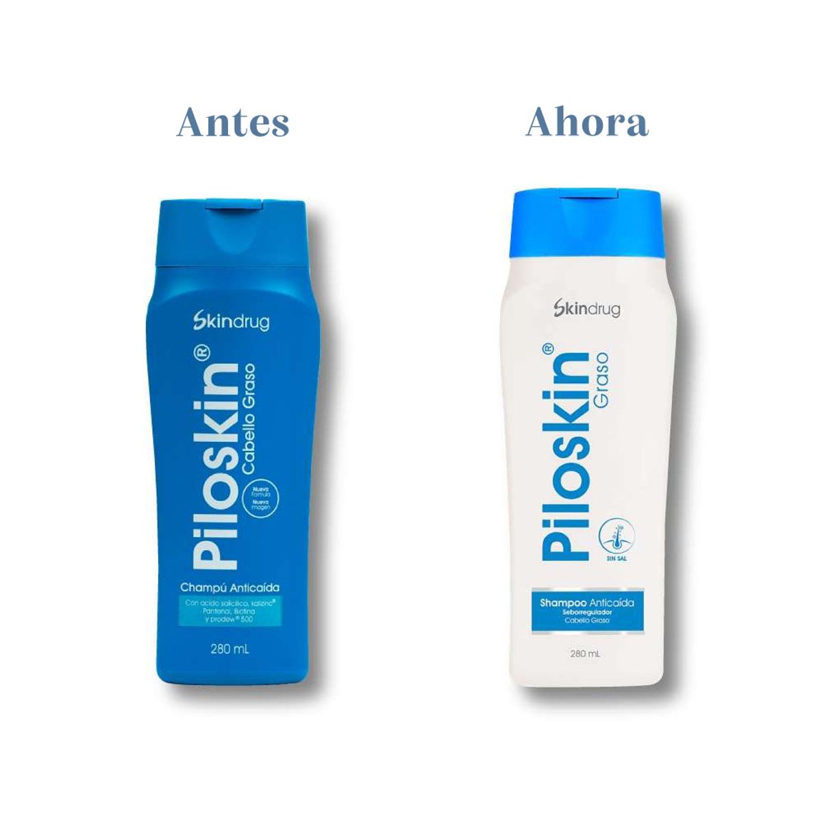 SKINDRUG - Piloskin Champú Cabello Graso x 280ml Skindrug