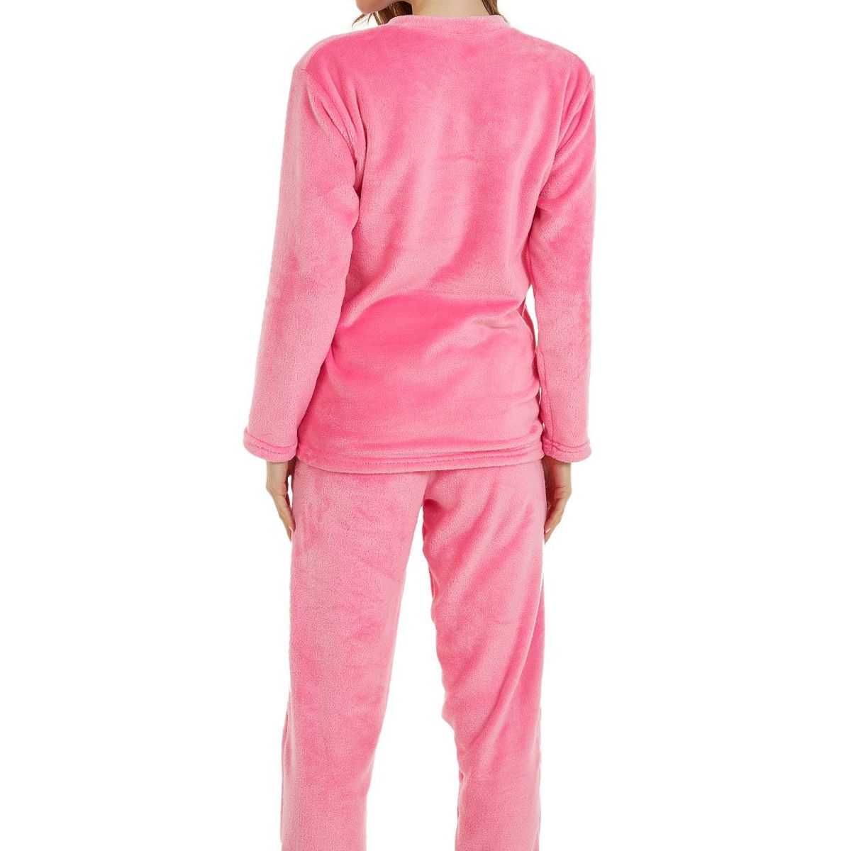 SANTANA - Pijama Mujer Térmica Fucsia