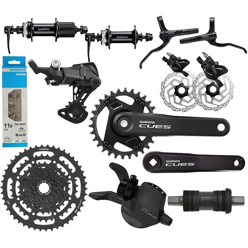 SHIMANO - Grupo Shimano Cues U4000 9v Monoplato Hidraulico Bicicleta
