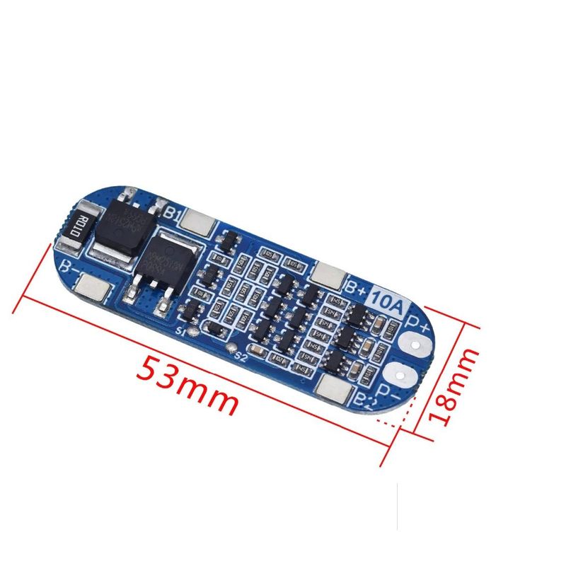 GENERICO - Cargador Baterias Lipo BMS 3 Celdas 3S 12.6-13V 10A 13A Li-ion 18650