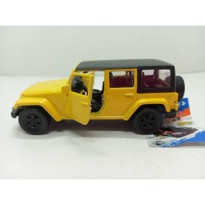 MAISTO - CAMIONETA JEEP WRANGLER UNLIMITED 2015 AMARILLO ESCALA 1-41