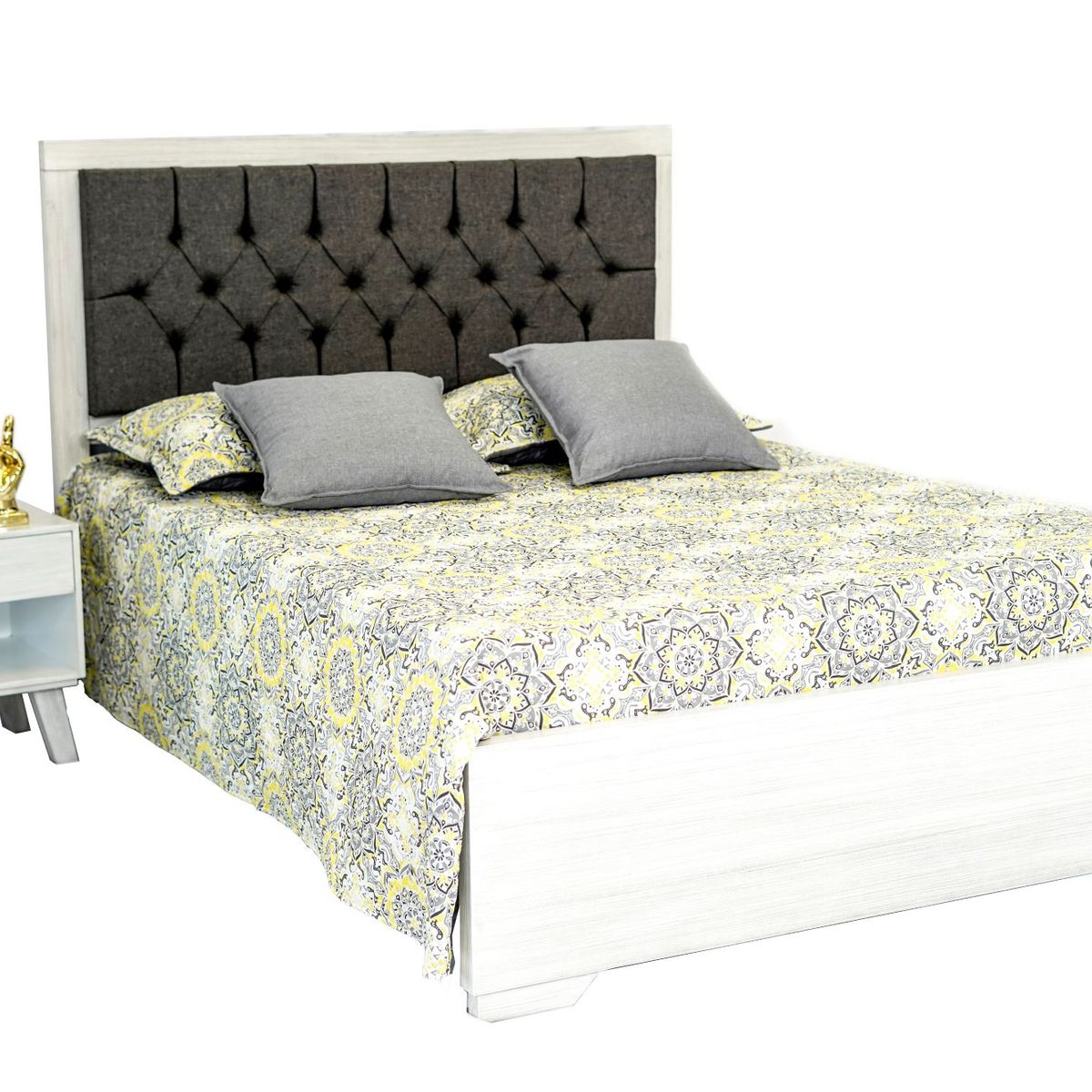 MUEBLES JUVENTUD - Cama Ginebra 140 *190