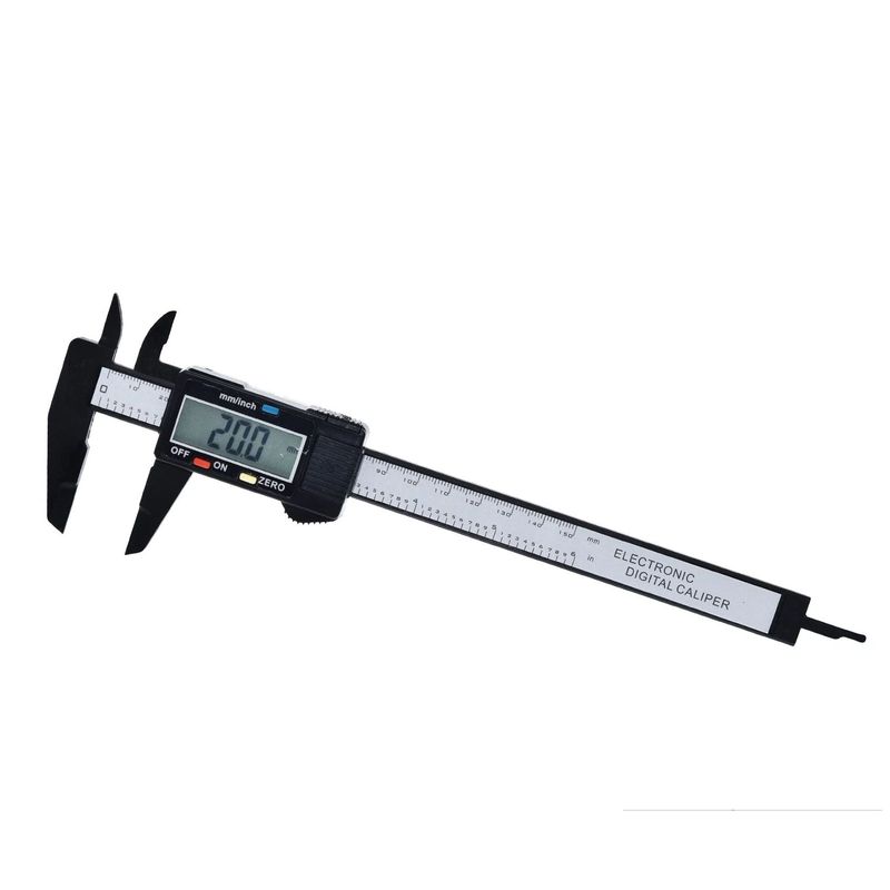 GENERICO - Calibrador Vernier Digital Pie De Rey 150mm Fibra Carbono