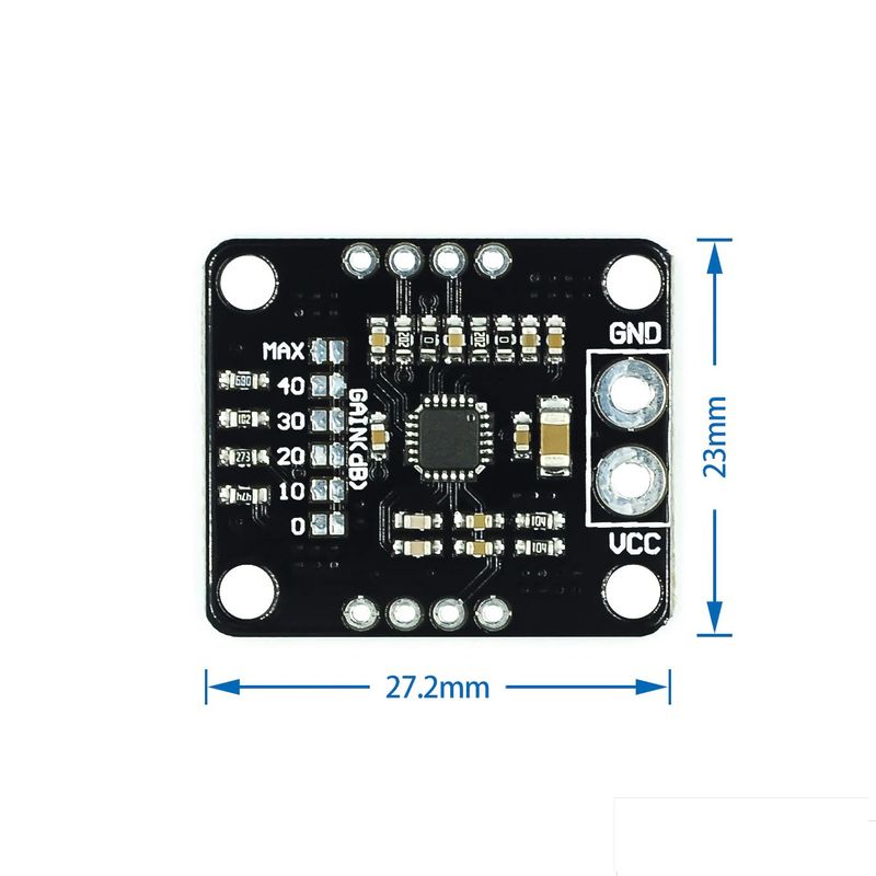 GENERICO - Preamplificador Audio Microfono TS472 Ganancia 40dB 2.2-5.5V