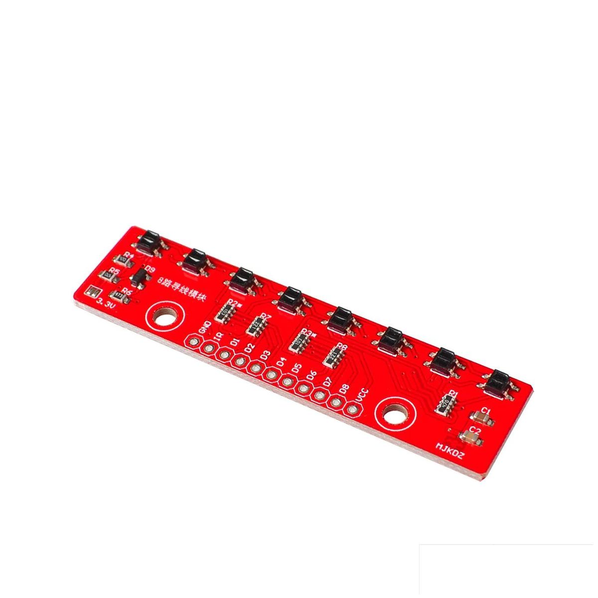 GENERICO - Sensor Seguidor Linea 8 Canales Rastreador Carro Robotico