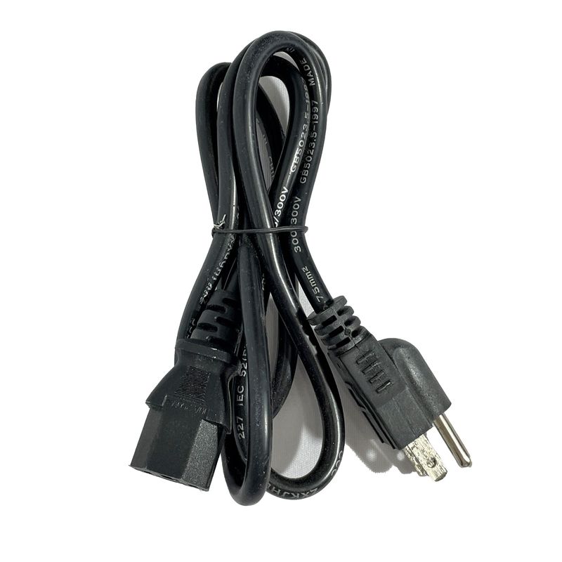 GENERICO - Cable De Corriente O Poder Pc O Monitor Y Otros 12mts