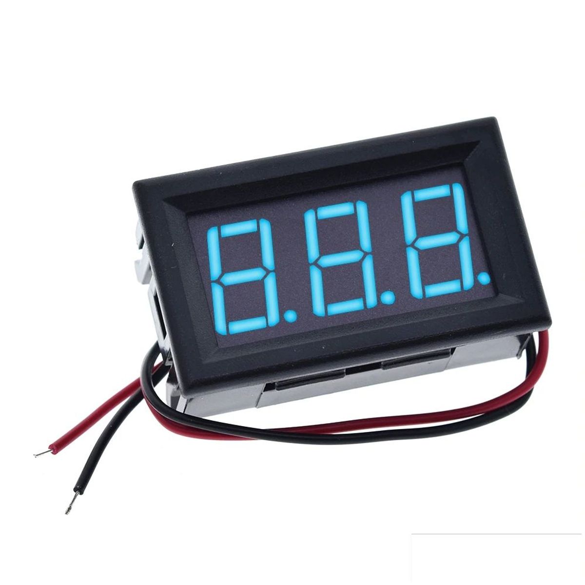 GENERICO - Voltimetro Digital 70-500V AC 0.56 Pulgadas Color Azul