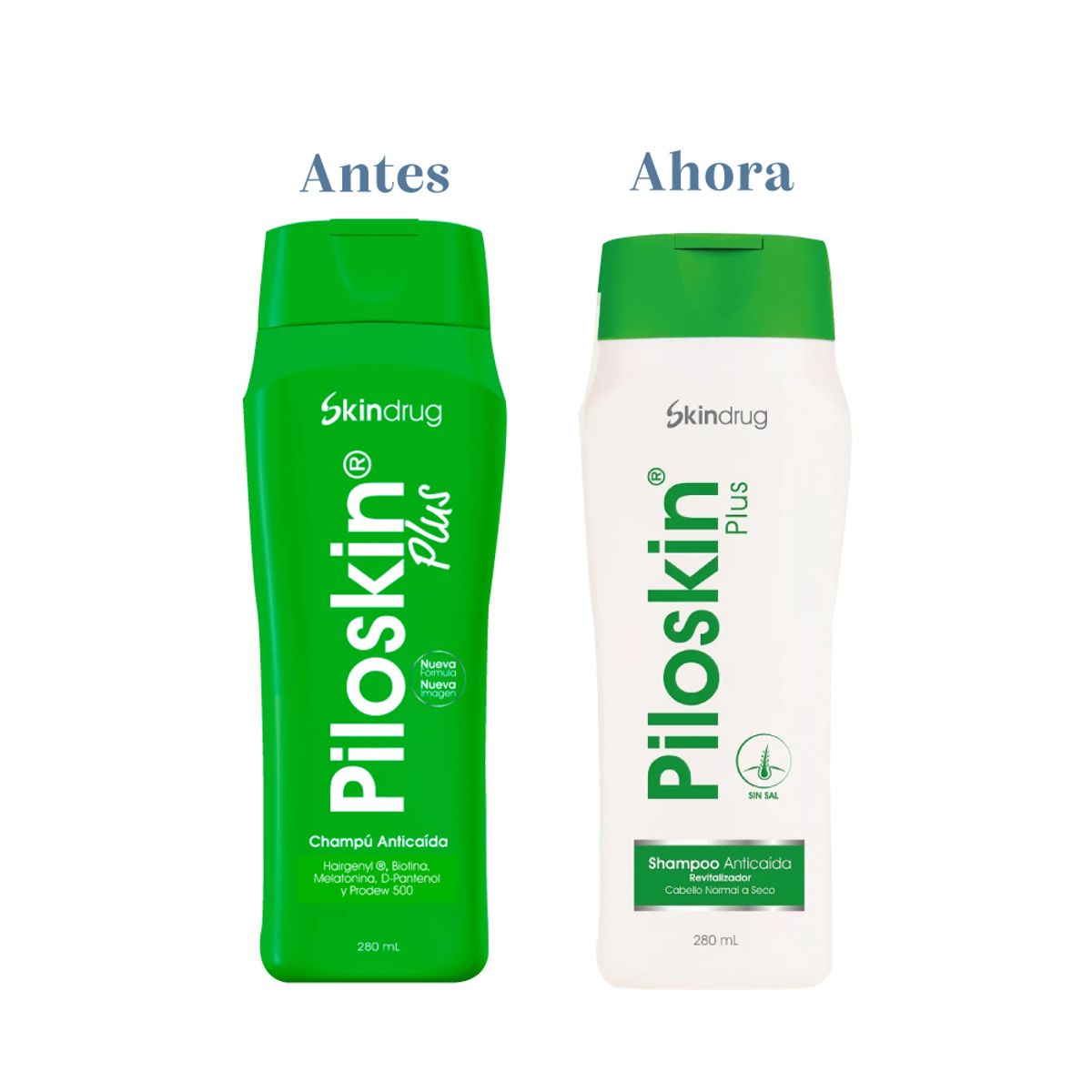 SKINDRUG - Piloskin Plus Champú x 280ml  Skindrug
