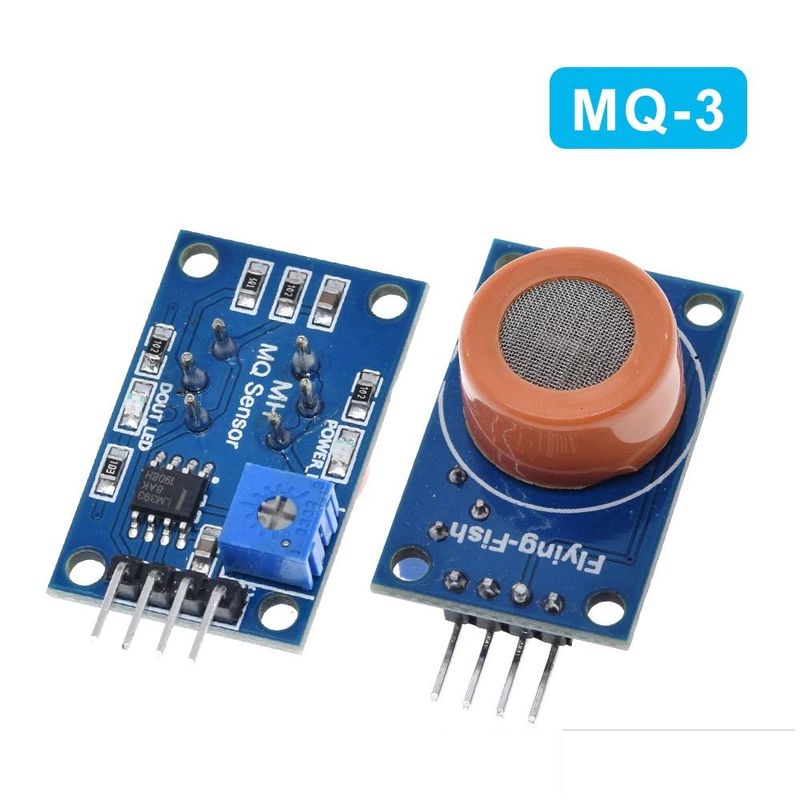 GENERICO - Sensor MQ3 Gas Sno2 Alcohol Gasolina Humo