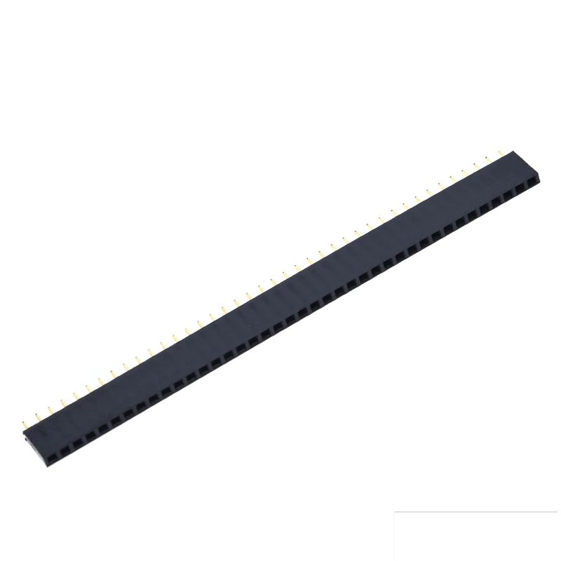 GENERICO - Regleta Header  Hembra 40 Pines Sencilla Recta 2.54mm