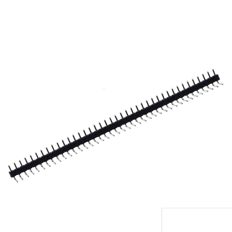 GENERICO - Regleta Header Macho 40 Pines Sencilla Angulo Recto 2.54mm