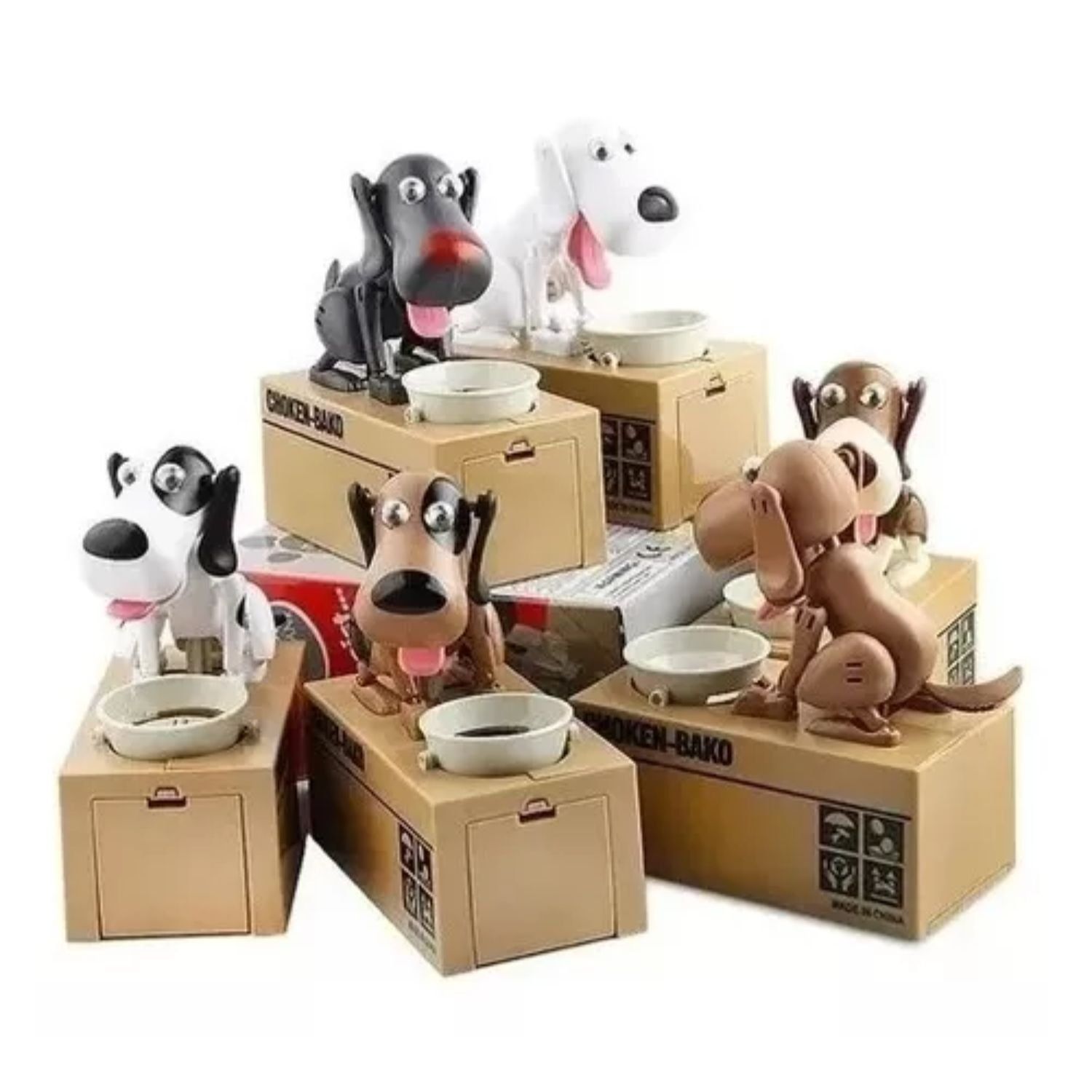 Alcancía Electrónica PERROS Come Monedas Juguete Para Niños