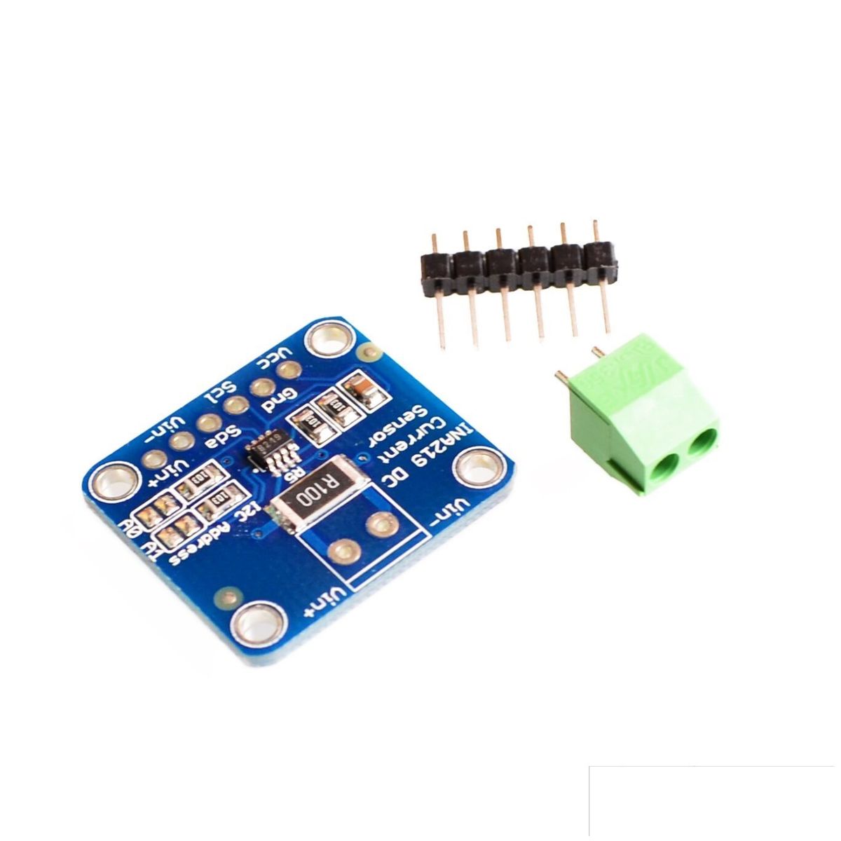 GENERICO - Monitor Sensor Corriente INA219 I2C 0-26V 3A Zero Drift