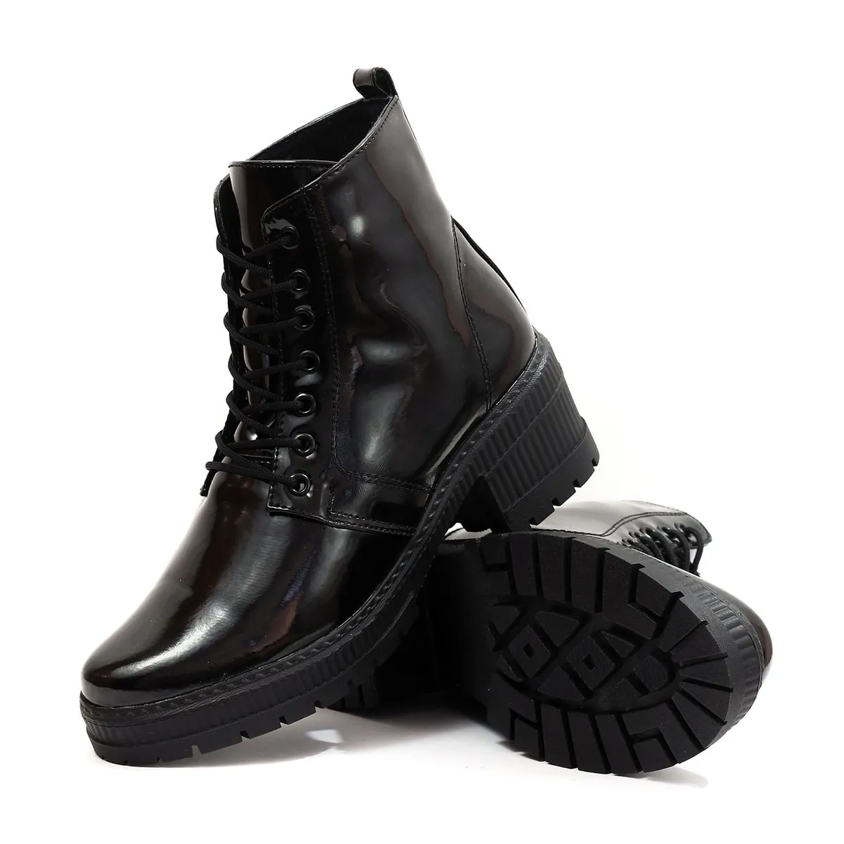 VILLABONR - Botin Mujer VillabonR VRB-3025 Negro Charol