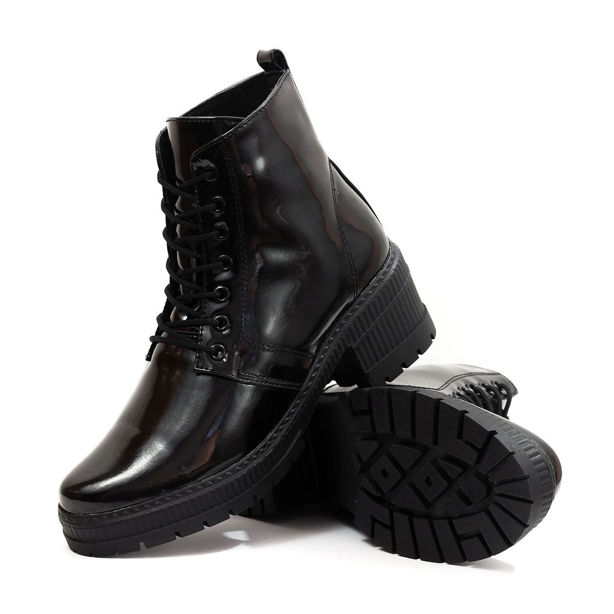 VILLABONR - Botin Mujer VillabonR VRB-3025 Negro Charol