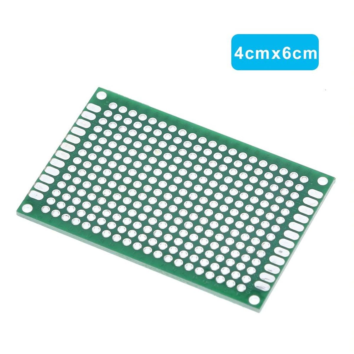 GENERICO - Baquela Doble Cara Universal Pcb 4x6cm Perforada Circuitos