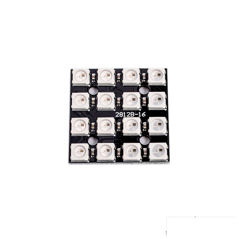 GENERICO - Matriz Led Rgb W2812 16bits 4x4 16 Bits