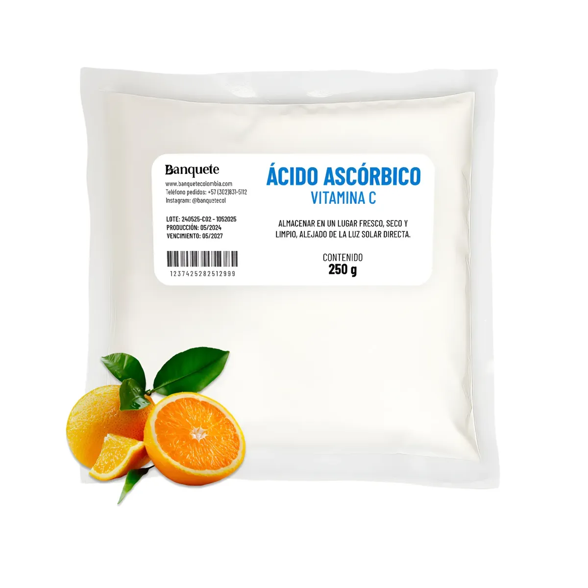 GENERICO - Acido Ascorbico Vitamina c 250gr