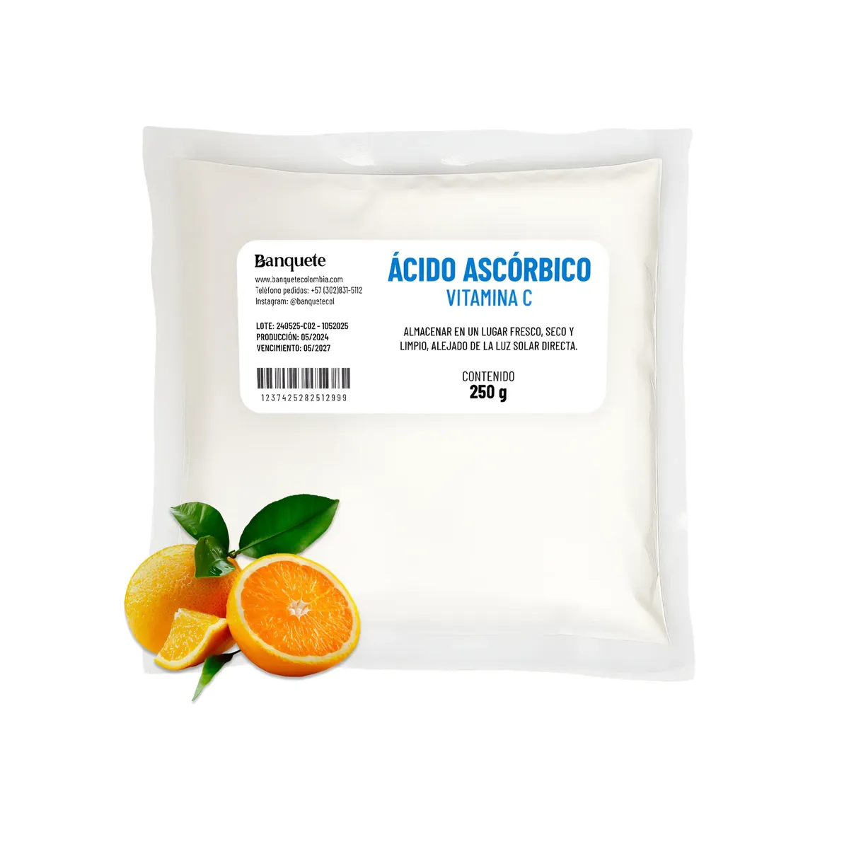 GENERICO - Acido Ascorbico Vitamina c 250gr
