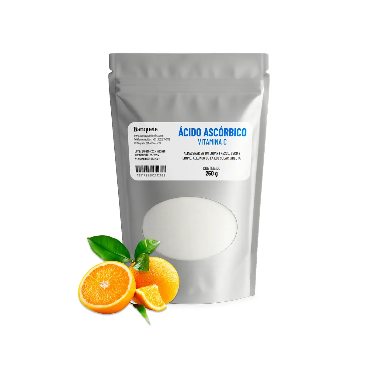 GENERICO - Acido Ascorbico Vitamina c 250gr