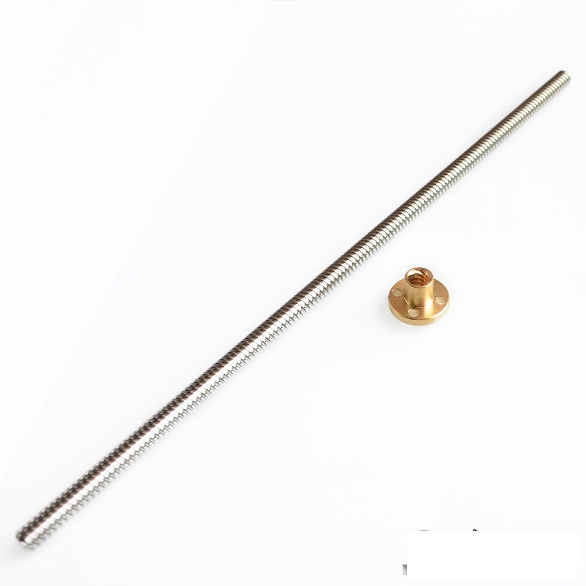 GENERICO - Varilla Roscada 4 Hilos Diametro 8mm Longitud 75cm 750mm