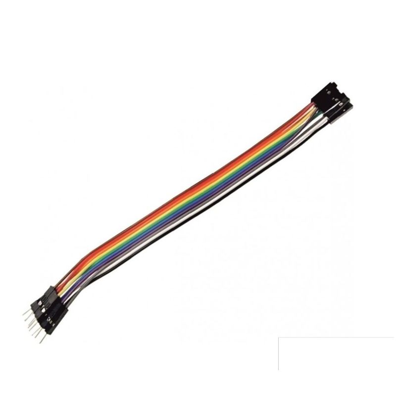 GENERICO - Cables Jumper MACHO-HEMBRA Dupont 30cm Pack x 10 Unidades