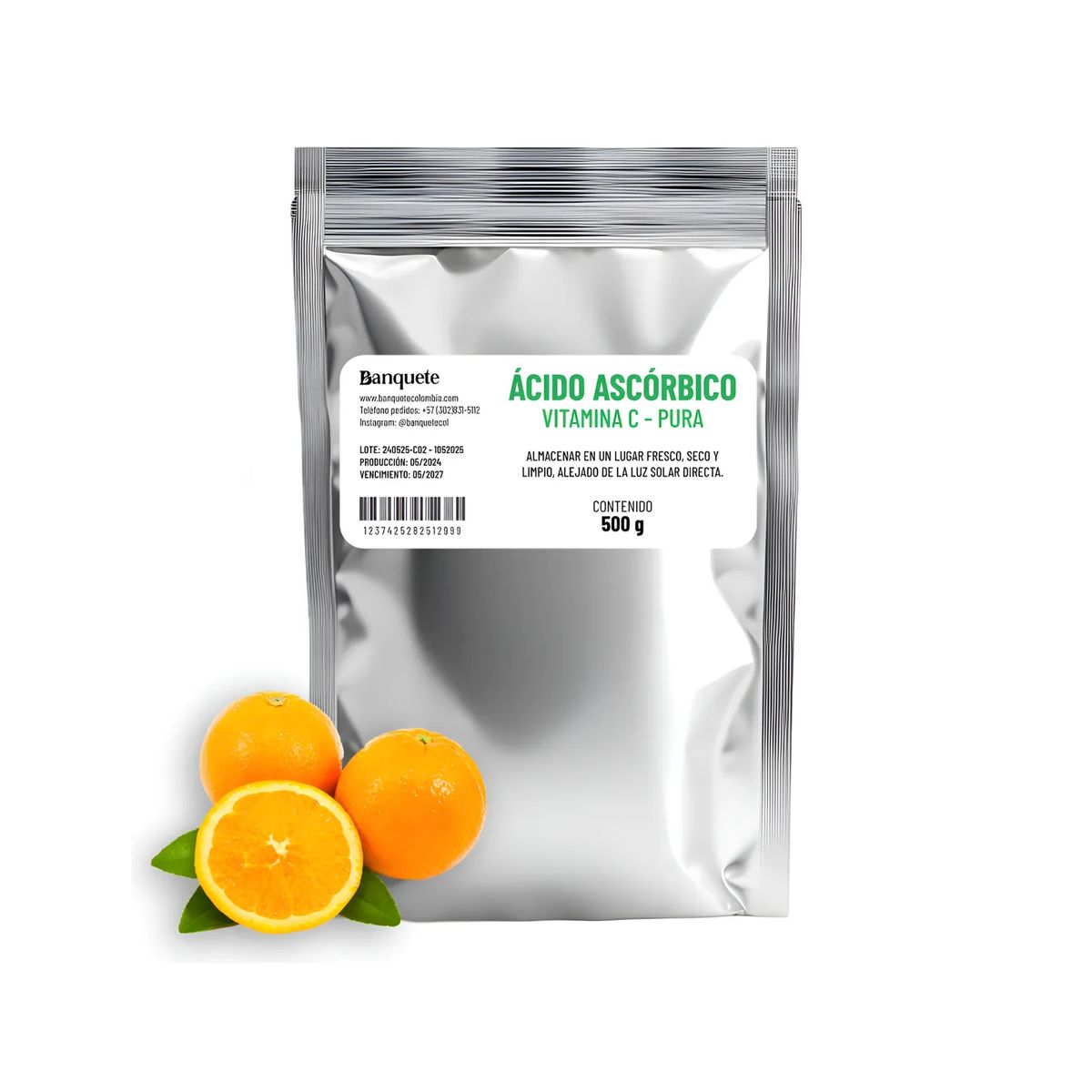 GENERICO - Acido Ascorbico Vitamina C 500gr