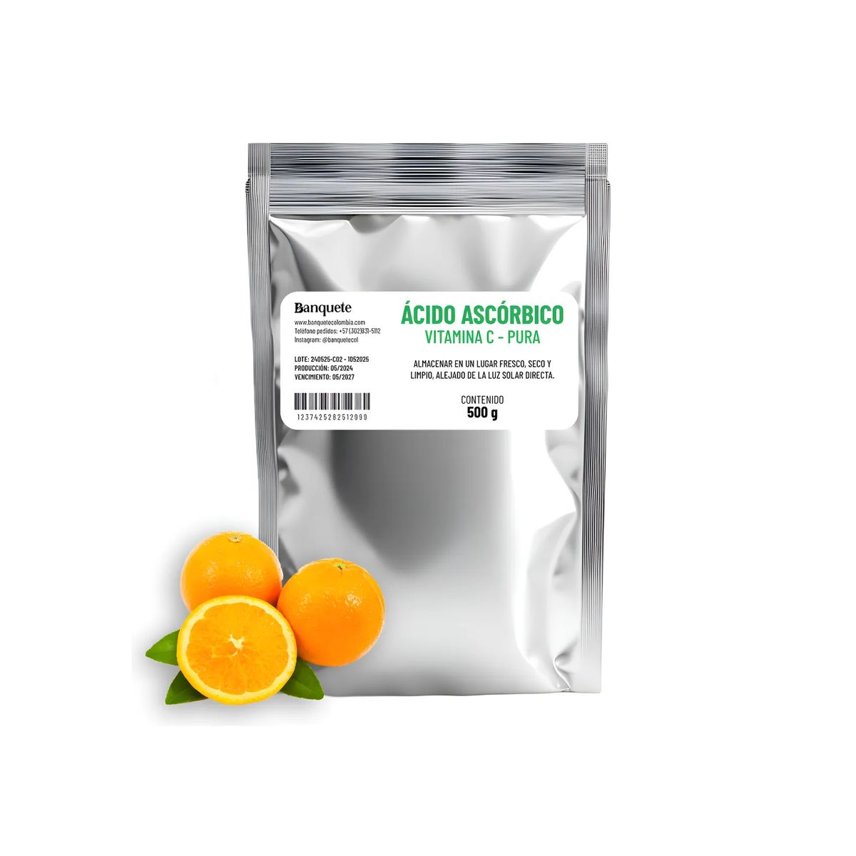 GENERICO - Acido Ascorbico Vitamina C 500gr